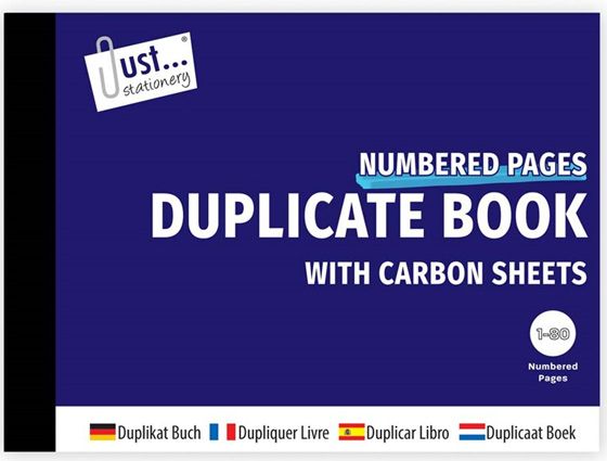 Just Stationery Half Size Duplicate Book | 8013
