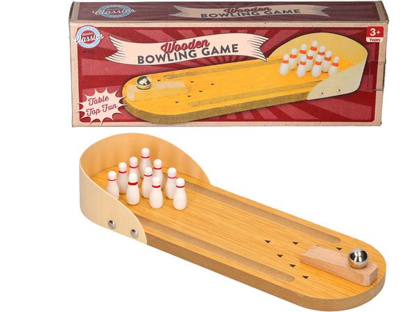 Wooden Classics - Wooden Bowling Game, by A to Z Toys
