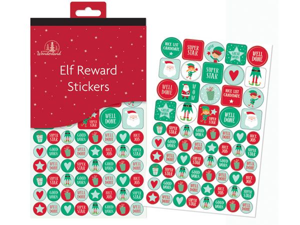 Festive Wonderland Elf Reward Stickers