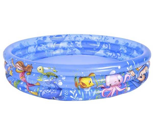 Palmax Aqua Seaworld 47'' x 9.5'' Inflatable 3 Ring Paddling Pool | 851003