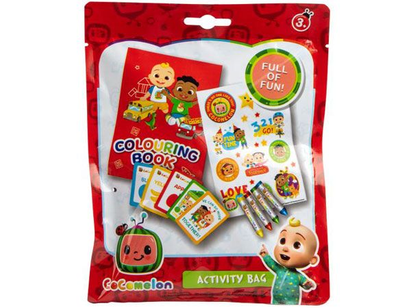 Cocomelon Colouring Activity Fun Bag