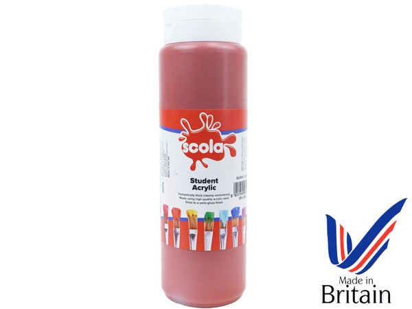 Wholesale art acrylic paint | 500ml Burnt Sienna