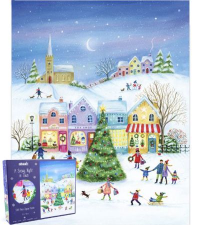 A Snowy Night In Town 500pc Christmas Jigsaw Puzzle