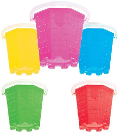 Crazy Coast Small 5.5'' Octagonal Sand Castle Bucket...Assorted Picked At Rand