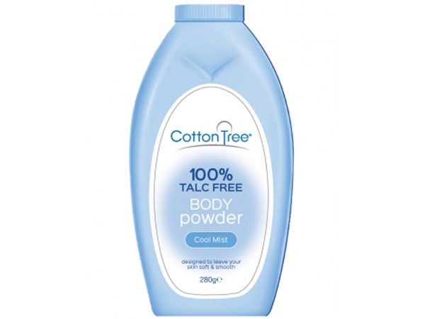Cotton Tree Talc Free Body Powder 280g, Cool Mist, by 151 Products