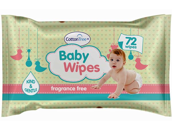 Cotton Tree 72pk Baby Wipes, by 151 Products