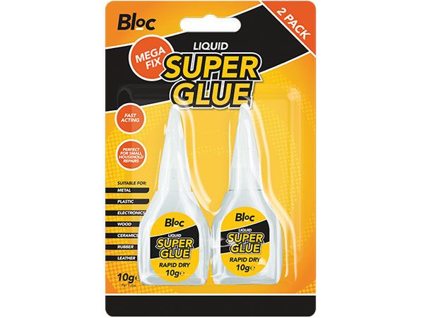 Bloc - 2 Pack Mega Fix Liquid Superglue