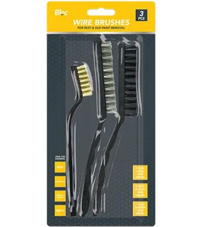 Wholesale 3 pack Wire Brushes | Cheap DIY Supplies