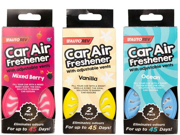 Autorev 2 Pack Adjustable Car Air Freshener, Assorted Picked At Random
