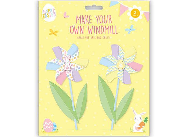 Happy Easter Make Your Own Windmill