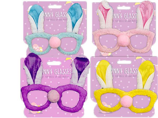 Happy Easter Bunny Glasses, Assorted Picked At Random | EAS4915