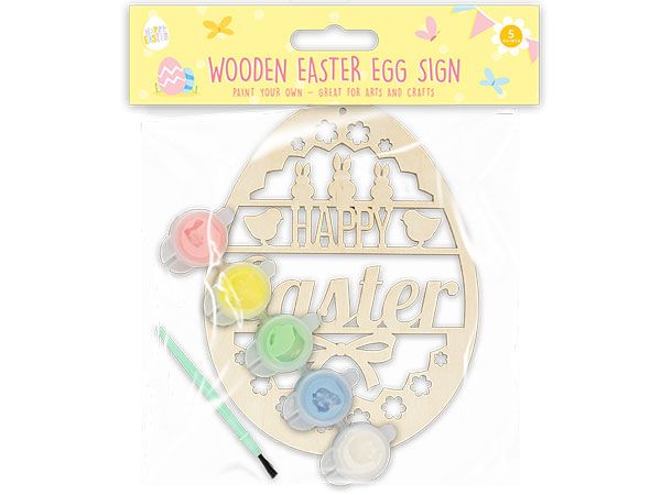 Happy Easter Paint Your Own Wooden Easter Sign