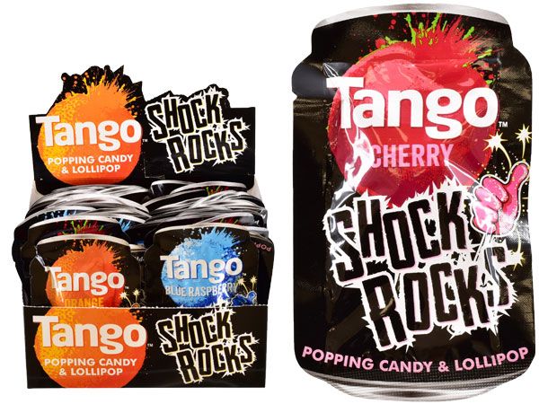 36x Tango Shock Rocks Popping Candy In Assorted Flavours