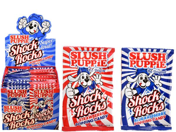 50x Slush Puppie Shock Rocks Popping Candy