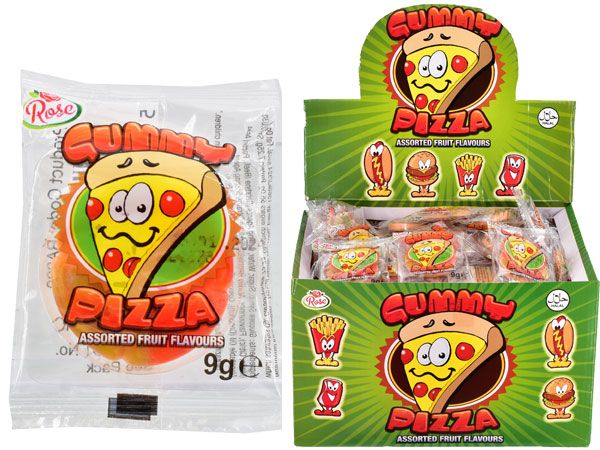 150x Gummy Pizzas In Assorted Flavours