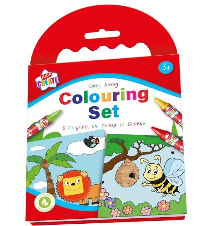 Kids Create Carry Along Colouring Set