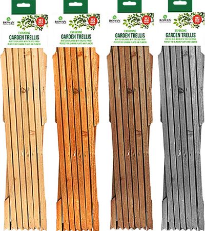 Rowan Wooden Expanding Garden Trellis - 1.8m x 60cm, Assorted Picked At Random | GAR11733OB