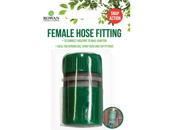 Rowan Snap Action Female Hose Connector Fitting | GAR3563