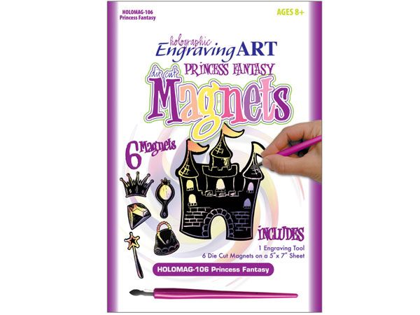 Royal and Langnickel - Magnets Engraving Art Kit, Princess Fantasy Design