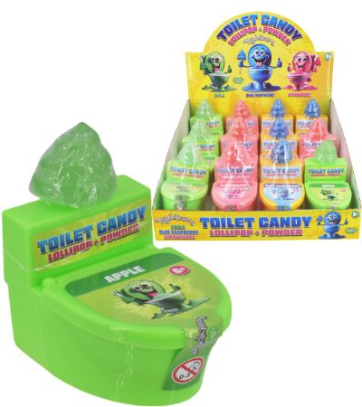 12x Toilet Candy Lollipop + Powder, by Kandelicious