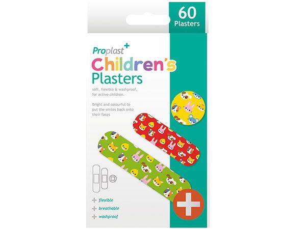 Proplast Childrens Plasters - 60 Pack