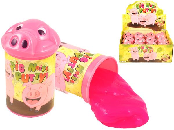 Wholesale Pig Noise Putty | Display Of 12