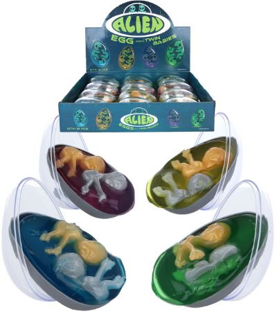 12x Alien Egg With Twin Babies