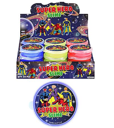 Wholesale Super Hero Toy Slime Pot | Bulk Buy