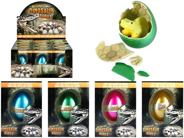 12x Egg Gowing Hatching Egg Dinosaur Babies