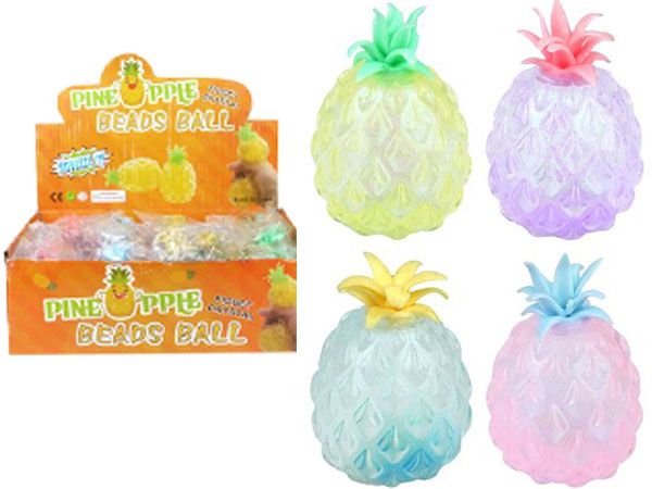 Wholesale Squishy Bead Pineapple Stress Toy | Bulk