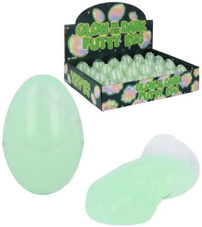 Wholesale Glow In The Dark Egg Putty | Bulk Buy