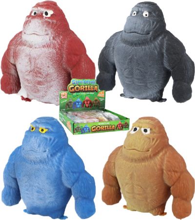 12x Mini Stretchy Gorilla Squeeze Toy