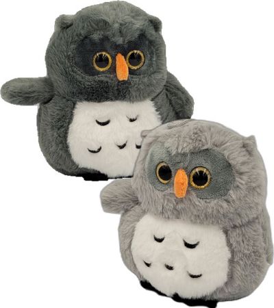20cm Sitting Owl Plush Soft Toy...Assorted Colours | NP0529A