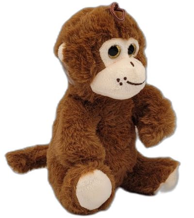 19cm Sitting Monkey Plush Soft Toy | NP0347A