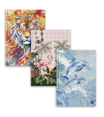 12x A5 Hardback Notebook - Animal Designs