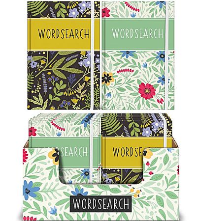 24x Squiggle A6 Wordsearch Puzzle Books In Counter Display