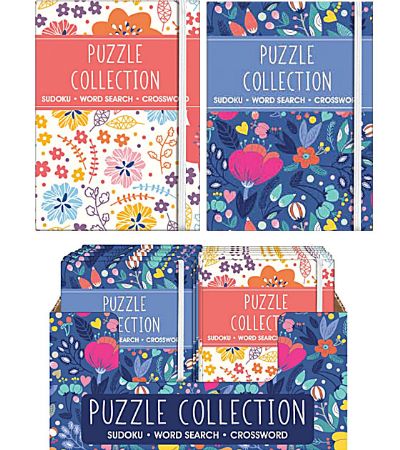 24x Squiggle A6 Puzzle Collection Books In Counter Display