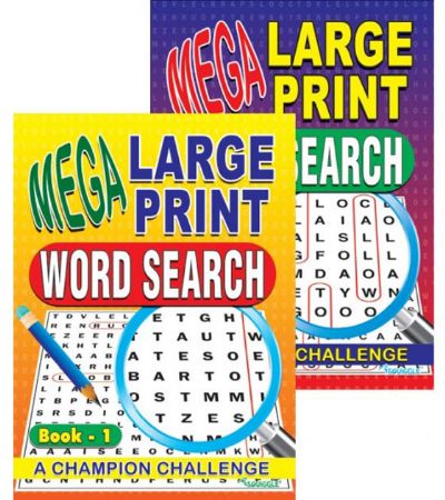 Wholesale Mega Large Print Word Search Puzzle Book