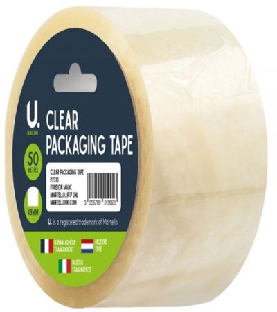 Pack Of 6x U. Jumbo Roll Clear Tape