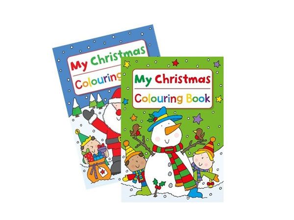 6x My Christmas Colouring Book 1 & 2