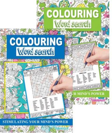 Wholesale Adult A4 Colouring Word Search Puzzle Book