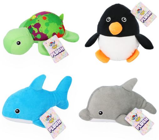 Sea Animal Plushies, 6'' / 15cm, Assorted Designs Picked At Random | P79187