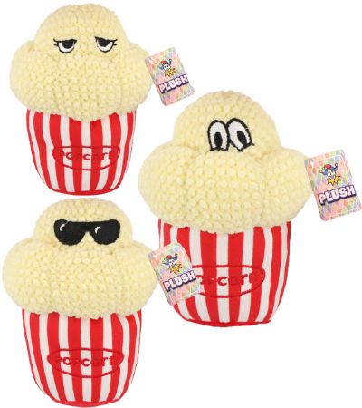 Plus Popcorn  Plushies, 6'' / 15cm Soft Toy  Assorted Designs Picked At Random