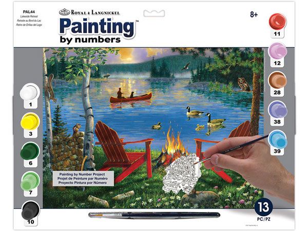 Royal and Langnickel- Large Paint By Numbers, Lakeside Retreat