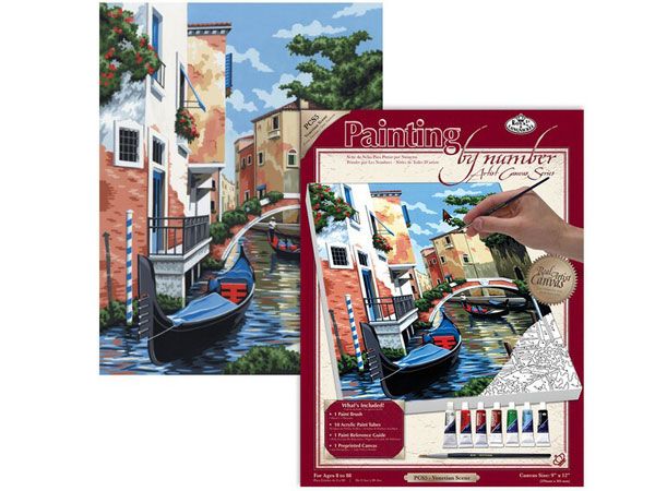 Royal and Langnickel- Standard Paint By Numbers Canvas, Venetian Scene