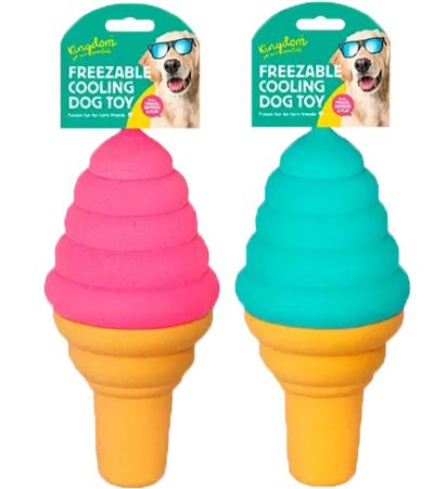 Freezable Ice Cream Cooling Dog Toy..Assorted Picked At Random