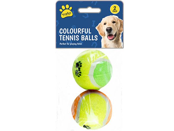 Paw Print Pet Tennis Balls | Wholesale Pet Toys