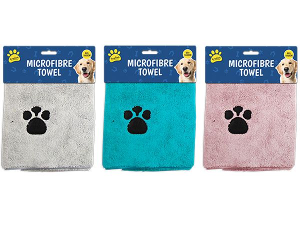 Kingdom Pet Microfibre Towel, Assorted Picked At Random