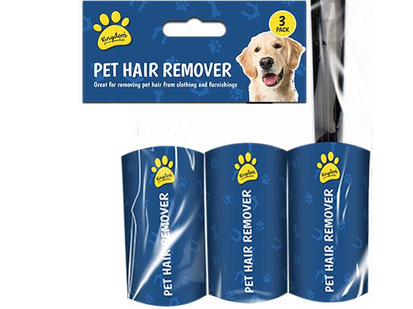 Kingdom Pet Hair Roller and 3 Rolls