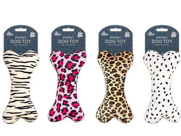 Wholesale Pet Toys | Animal Printed Dog Bone